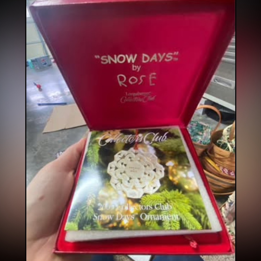 Longaberger Snow Days by Rose